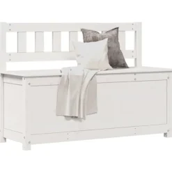 vidaXL Balkongmöbler>Bänk 110x41x76,5 cm massiv furu