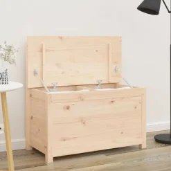 vidaXL Kistor & Koffertar>Bänk 80x41x77 cm massiv furu