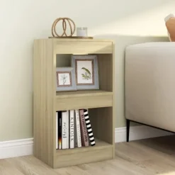 vidaXL Hyllor>Bokhylla/Rumsavdelare sonoma- 40x30x72 cm Brun