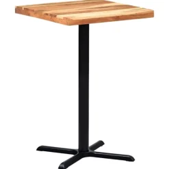 vidaXL Balkongmöbler>Bordsben för cafébord 76x76x107 cm gjutjärn