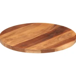 vidaXL Matbord>Bordsskiva massivt akaciaträ rund 25-27 mm 50 cm