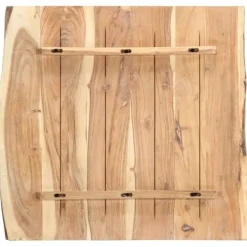 vidaXL Matbord>Bordsskiva massivt akaciaträ 58x(50-60)x3,8 cm