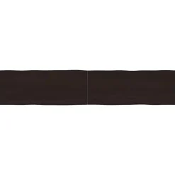 vidaXL Matbord>Bordsskiva mörk 200x40x(2-4) cm massivt trä levande kant