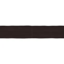 vidaXL Matbord>Bordsskiva mörk 200x40x(2-6) cm massivt trä levande kant