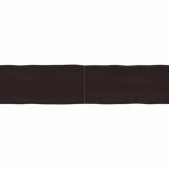 vidaXL Matbord>Bordsskiva mörk 220x50x(2-4) cm massivt trä levande kant
