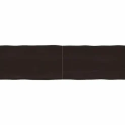 vidaXL Matbord>Bordsskiva mörk 220x60x(2-4) cm massivt trä levande kant