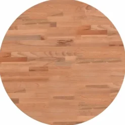 vidaXL Soffbord>Bordsskiva Ø50x2,5 cm rund massivt bokträ