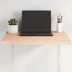 vidaXL Småbord>Bordsskiva 60x40x2 cm obehandlad massiv ek levande kant