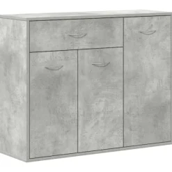 vidaXL Skåp>Byrå betong 88x30x70 cm konstruerat trä