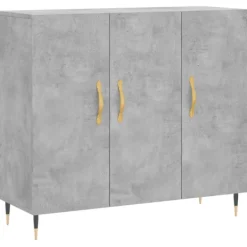 vidaXL Byråer>Byrå betong 90x34x80 cm konstruerat trä