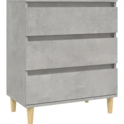 vidaXL Byråer>Byrå betong 60x35x70 cm konstruerat trä