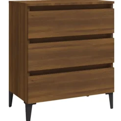 vidaXL Byråer>Byrå ek 60x35x69 cm konstruerat trä