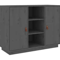 vidaXL Skåp>Byrå 100x40x75 cm massiv furu