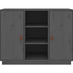 vidaXL Skåp>Byrå 100x40x75 cm massiv furu