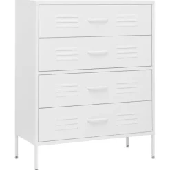 vidaXL Byråer>Byrå 80x35x101,5 cm stål