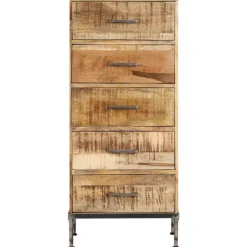 vidaXL Byråer>Byrå 45x35x106 cm massivt mangoträ