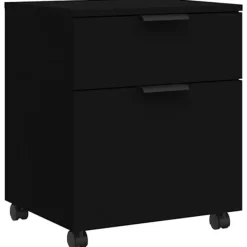 vidaXL Kontorsmöbler>Dokumentskåp med hjul 45x38x54 cm konstruerat trä