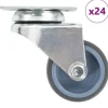 vidaXL Balkongmöbler>Dubbelhjul 24 st 50 mm