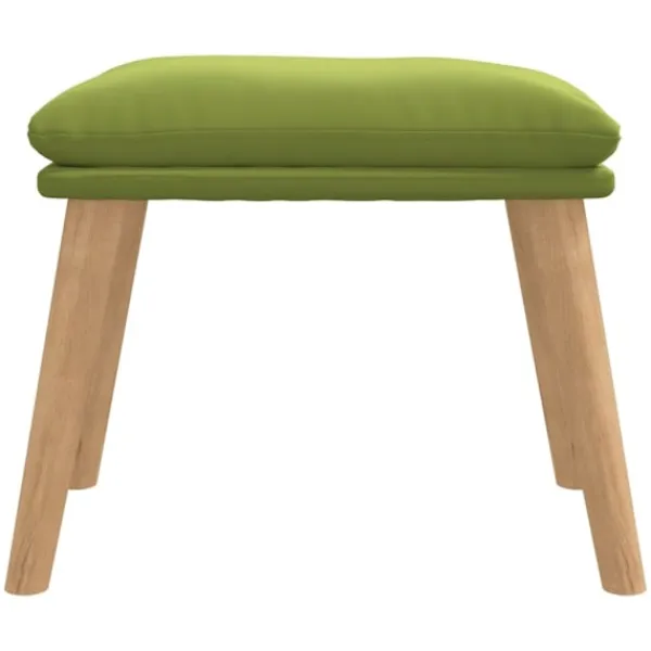 vidaXL Pallar>Fotpall ljus 45x29,5x35 cm sammet