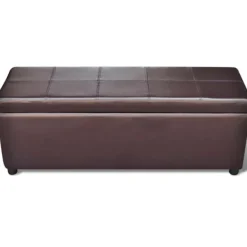 vidaXL Kistor & Koffertar>Förvaringsbänk lång trä