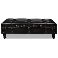 vidaXL Pallar>Förvaringsbänk lång 111x34x37 cm