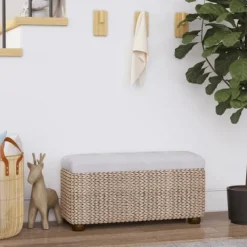 vidaXL Kistor & Koffertar>Förvaringsbänkar 2 st med dyna 69 cm kaveldun