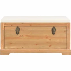 vidaXL Kistor & Koffertar>Förvaringskista med dyna 80x40x40 cm MDF