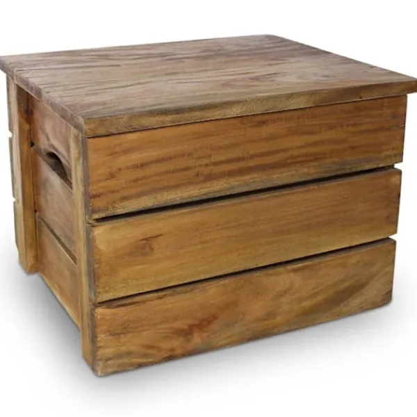 vidaXL Kistor & Koffertar>Förvaringskistor 2 st massivt återvunnet trä