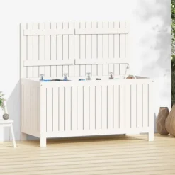 vidaXL Kistor & Koffertar>Förvaringslåda 121x55x64 cm massiv furu