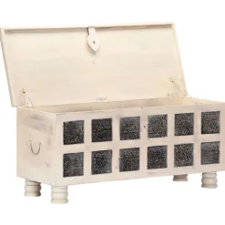 vidaXL Kistor & Koffertar>Förvaringslåda 110x40x45 cm massivt akaciaträ