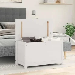 vidaXL Kistor & Koffertar>Förvaringslåda 80x40x45,5 cm massiv furu
