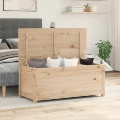 vidaXL Kistor & Koffertar>Förvaringslåda 110x50x45,5 cm massiv furu
