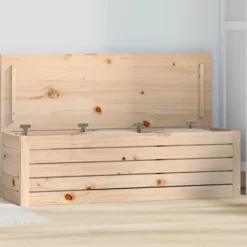 vidaXL Kistor & Koffertar>Förvaringslåda 109x36,5x33 cm massiv furu