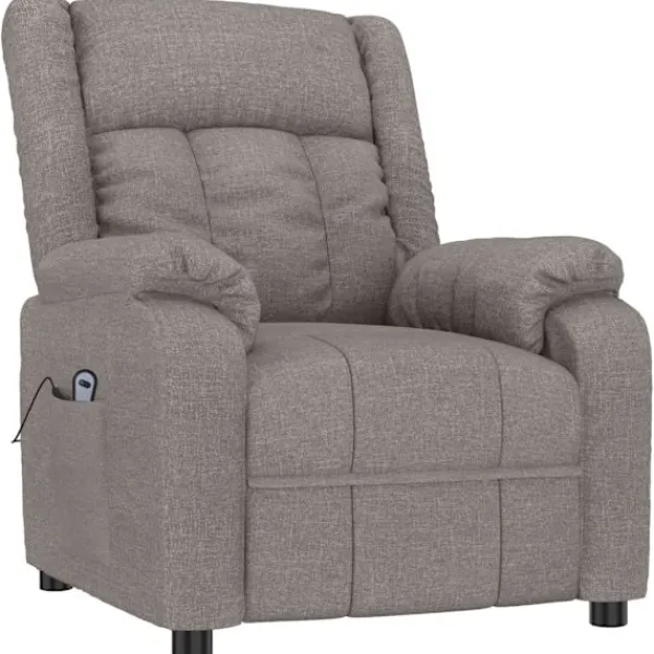 vidaXL Fåtöljer>fåtölj med uppresningshjälp tyg