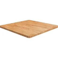 vidaXL Matbord>Fyrkantig bordsskiva ljus 70x70x2,5cm behandlad massiv ek