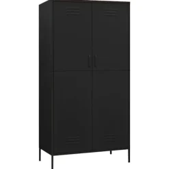 vidaXL Skåp>Garderob 90x50x180 cm stål