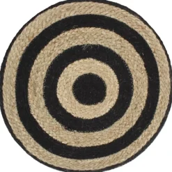 vidaXL Sittpuffar>Handgjord sittpuff 45x30 cm jute