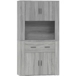 vidaXL Skåp>Högskåp sonoma konstruerat trä