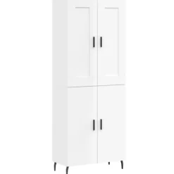 vidaXL Skåp>Högskåp högglans 69,5x34x180 cm konstruerat trä