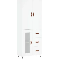 vidaXL Skåp>Högskåp 69,5x34x180 cm konstruerat trä