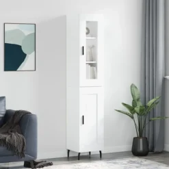 vidaXL Skåp>Högskåp 34,5x34x180 cm konstruerat trä