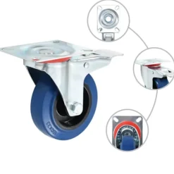 vidaXL Balkongmöbler>Hjul 32 st 100 mm