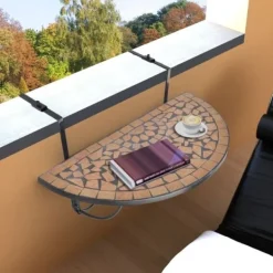 vidaXL Balkongmöbler>Hängbord Balkongbord Terrakotta t