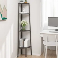 vidaXL Hyllor>Hörnhylla 4 hyllplan 45,5x31,5x150 cm