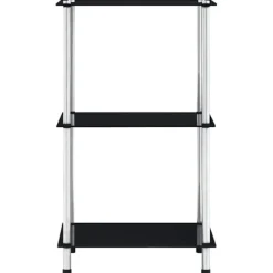 vidaXL Hyllor>Hylla 3 hyllplan 40x40x67 cm härdat glas