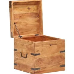 vidaXL Kistor & Koffertar>Kista 40x40x40 cm massivt akaciaträ