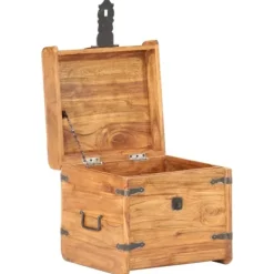 vidaXL Kistor & Koffertar>Kista 40x40x40 cm massivt akaciaträ