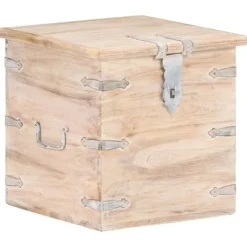 vidaXL Kistor & Koffertar>Kista 40x40x40 cm massivt akaciaträ