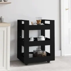 vidaXL Köksö>Köksvagn 60x45x80 cm konstruerat trä