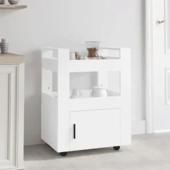 vidaXL Köksö>Köksvagn 60x45x80 cm konstruerat trä